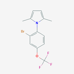 1-[2-Bromo-4-(trifluoromethoxy)phenyl]-2,5-dimethyl-1H-pyrroleͼƬ