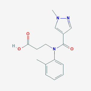 3-[1-(1-Methyl-1H-pyrazol-4-yl)-N-(2-methylphenyl)formamido]propanoic AcidͼƬ