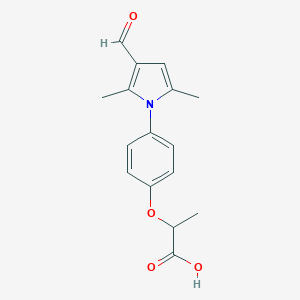 2-[4-(3-formyl-2,5-dimethyl-1H-pyrrol-1-yl)phenoxy]propanoic acidͼƬ