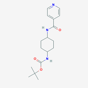 tert-Butyl(1R*,4R*)-4-(isonicotinamido)cyclohexylcarbamateͼƬ