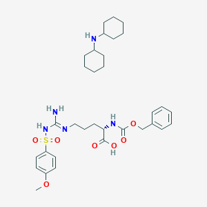 N-Benzyloxycarbonyl-nomega-(4-methoxybenzenesulfonyl)-L-arginine Dicyclohexylammonium SaltͼƬ