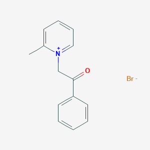 2-甲基-1-(2-氧代-2-苯基-乙基)-溴化吡啶鎓图片