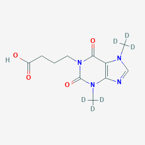 1-(3-Carboxypropyl)-3,7-dimethyl Xanthine-d6ͼƬ