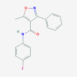 N-(4-fluorophenyl)(5-methyl-3-phenylisoxazol-4-yl)formamideͼƬ