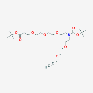 tert-butyl 10-(tert-butoxycarbonyl)-4,7,13,16,19-pentaoxa-10-azadocos-1-yn-22-oateͼƬ