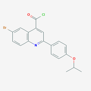 6-Bromo-2-(4-isopropoxyphenyl)quinoline-4-carbonyl chlorideͼƬ