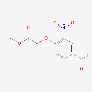 methyl(4-formyl-2-nitrophenoxy)acetateͼƬ