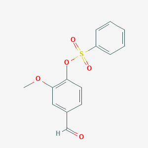 4-formyl-2-methoxyphenyl benzenesulfonate图片