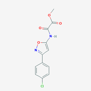 Methyl {[3-(4-chlorophenyl)-1,2-oxazol-5-yl]carbamoyl}formateͼƬ