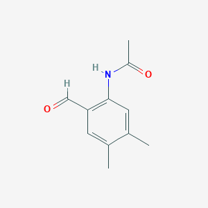 N-(2-Formyl-4,5-dimethyl-phenyl)-acetamide图片