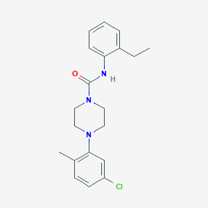 (4-(5-chloro-2-methylphenyl)piperazinyl)-N-(2-ethylphenyl)formamideͼƬ