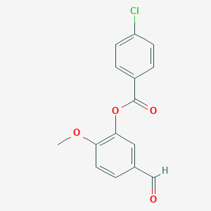 5-formyl-2-methoxyphenyl 4-chlorobenzoateͼƬ