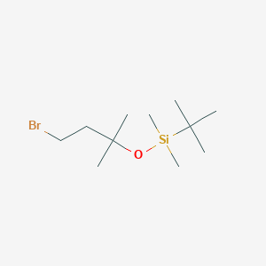 (3-Bromo-1,1-dimethyl-propoxy)-tert-butyl-dimethyl-silane图片