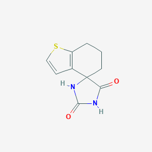 6,7-dihydro-5H-spiro[1-benzothiophene-4,4'-imidazolidine]-2',5'-dioneͼƬ