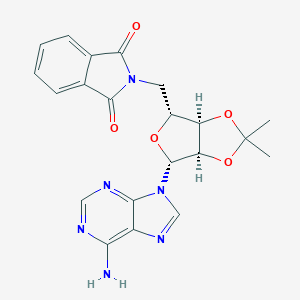 2-(((3AR,4R,6R,6aR)-6-(6-Amino-9H-purin-9-yl)-2,2-dimethyltetrahydrofuro-[3,4-d][1,3]dioxol-4-yl)methyl)isoindoline-1,3-dioneͼƬ