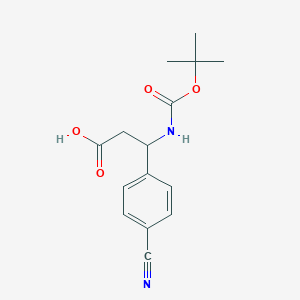 3-N-Boc-3-(4-Cyanophenyl)propionic acidͼƬ