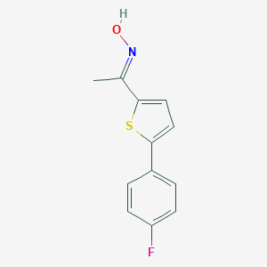 N-{1-[5-(4-Fluorophenyl)thiophen-2-yl]ethylidene}hydroxylamineͼƬ