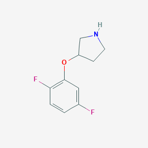 3-(2,5-Difluoro-phenoxy)-pyrrolidineͼƬ