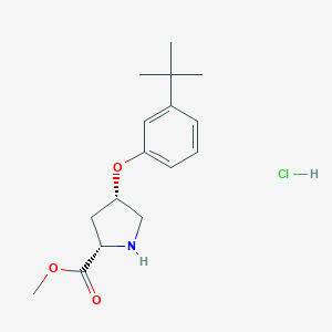 Methyl(2S,4S)-4-[3-(tert-butyl)phenoxy]-2-pyrrolidinecarboxylate hydrochlorideͼƬ