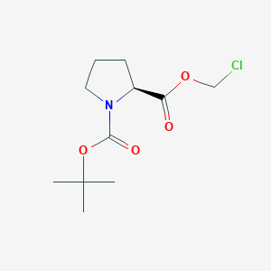 1-tert-Butyl 2-chloromethyl(2S)-pyrrolidine-1,2-dicarboxylateͼƬ