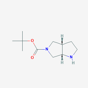 (3AS,6AS)-TERT-BUTYL HEXAHYDROPYRROLO[3,4-B]PYRROLE-5(1H)-CARBOXYLATEͼƬ