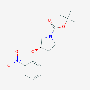 (S)-tert-Butyl 3-(2-nitrophenoxy)pyrrolidine-1-carboxylateͼƬ