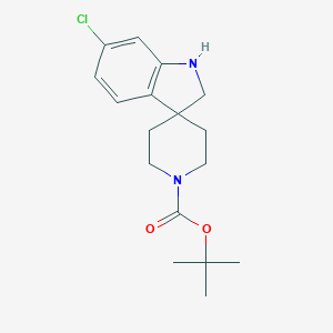 tert-Butyl 6-chloro-1,2-dihydrospiro[indole-3,4'-piperidine]-1'-carboxylateͼƬ