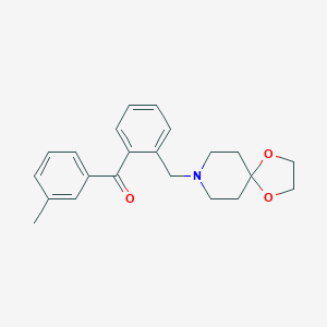 2-[8-(1,4-dioxa-8-azaspiro[4,5]decyl)methyl]-3'-methyl benzophenoneͼƬ