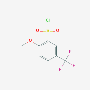 2-Methoxy-5-(trifluoromethyl)benzenesulfonyl chlorideͼƬ