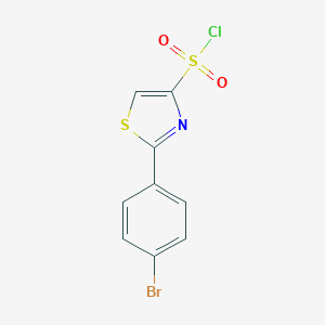 2-(4-Bromophenyl)-1,3-thiazole-4-sulfonyl ChlorideͼƬ