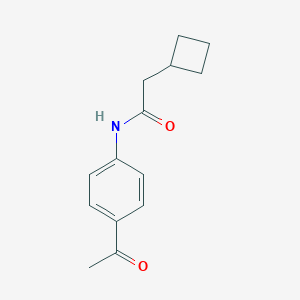 N-(4-acetylphenyl)-2-cyclobutylacetamideͼƬ