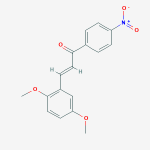 (2E)-3-(2,5-dimethoxyphenyl)-1-(4-nitrophenyl)prop-2-en-1-oneͼƬ