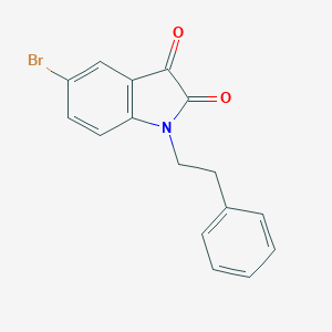 5-bromo-1-(2-phenylethyl)-1H-indole-2,3-dioneͼƬ