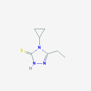 4-Cyclopropyl-5-ethyl-4H-[1,2,4]triazole-3-thiolͼƬ