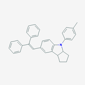 7-(2,2-Diphenylvinyl)-4-(p-tolyl)-1,2,3,3a,4,8b-hexahydrocyclopenta[b]indoleͼƬ