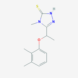 5-[1-(2,3-Dimethylphenoxy)ethyl]-4-methyl-4H-1,2,4-triazole-3-thiolͼƬ