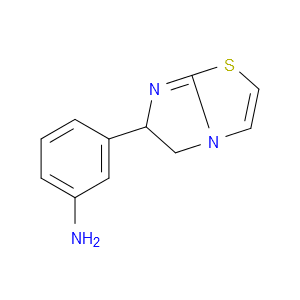 3-(5,6-二氢咪唑并[2,1-b]噻唑-6-基)苯胺图片