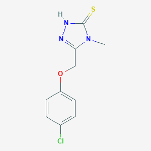 5-[(4-Chlorophenoxy)methyl]-4-methyl-4H-1,2,4-triazole-3-thiolͼƬ