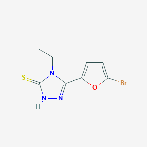 5-(5-bromo-2-furyl)-4-ethyl-4H-1,2,4-triazole-3-thiol图片