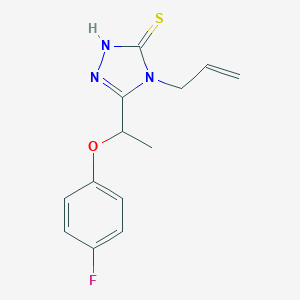 4-allyl-5-[1-(4-fluorophenoxy)ethyl]-4H-1,2,4-triazole-3-thiolͼƬ