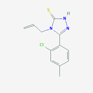 4-allyl-5-(2-chloro-4-methylphenyl)-4H-1,2,4-triazole-3-thiolͼƬ