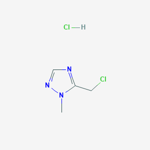 5-(chloromethyl)-1-methyl-1H-1,2,4-triazole hydrochloride图片