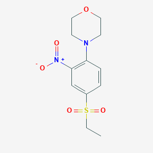 4-[4-(Ethylsulfonyl)-2-nitrophenyl]morpholineͼƬ