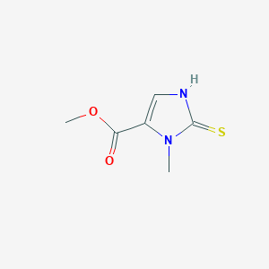 Methyl 1-methyl-2-mercapto-1H-imidazole-5-carboxylateͼƬ