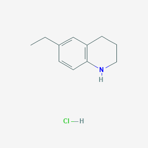 6-Ethyl-1,2,3,4-tetrahydroquinoline hydrochlorideͼƬ