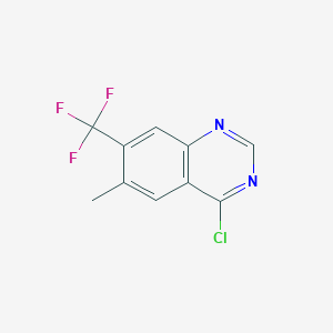 4-Chloro-6-methyl-7-(trifluoromethyl)quinazolineͼƬ