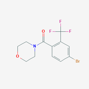 4-[4-Bromo-2-(trifluoromethyl)benzoyl]morpholineͼƬ