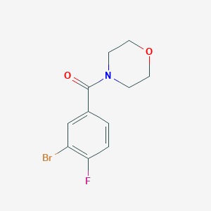 N-(3-Bromo-4-fluorobenzoyl)morpholineͼƬ