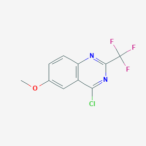 4-Chloro-6-Methoxy-2-(Trifluoromethyl)QuinazolineͼƬ