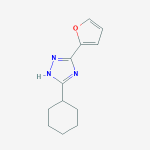 3-cyclohexyl-5-(furan-2-yl)-1H-1,2,4-triazoleͼƬ